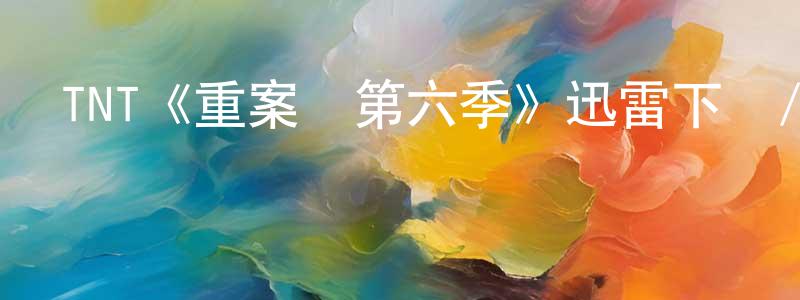 陳慶瑞發布TNT《重案組第六季》迅雷下載/在線觀看/百度云-犯罪/歷史載-美劇天堂